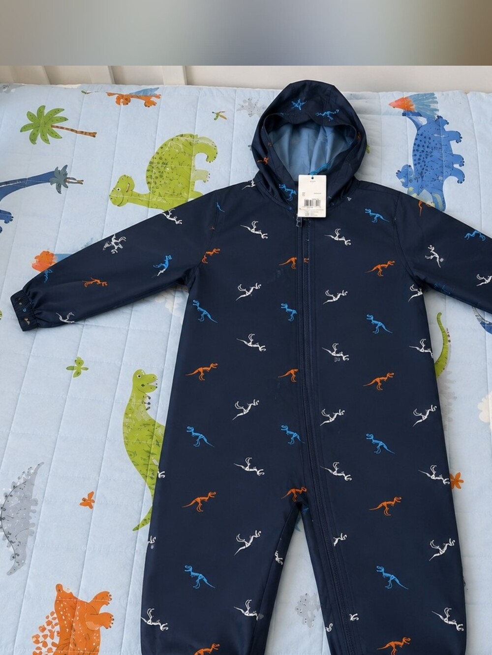 George Toddler Dinosaur Rain Suit 3T NWT